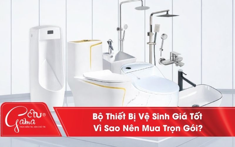 Bộ thiết bị vệ sinh giá tốt