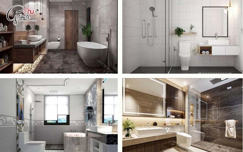 Các vị trí đặt gương phòng tắm phổ biến nhất
