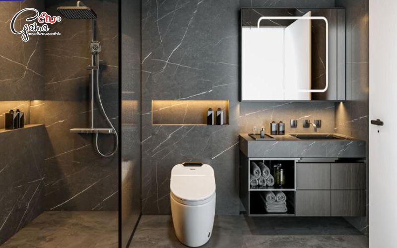 Cách bố trí gương phòng tắm cho chung cư