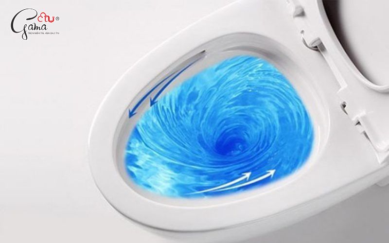 Bồn cầu xả xoáy là gì?