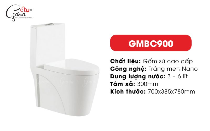 GMBC900 – Giải pháp xả sạch mạnh cho không gian gọn