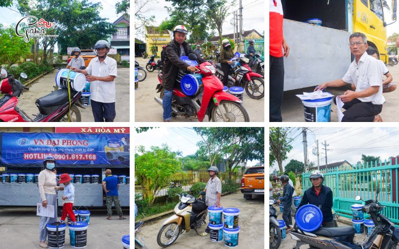 Trao sơn cho 50 hộ dân – Lan toả giá trị thiết thực