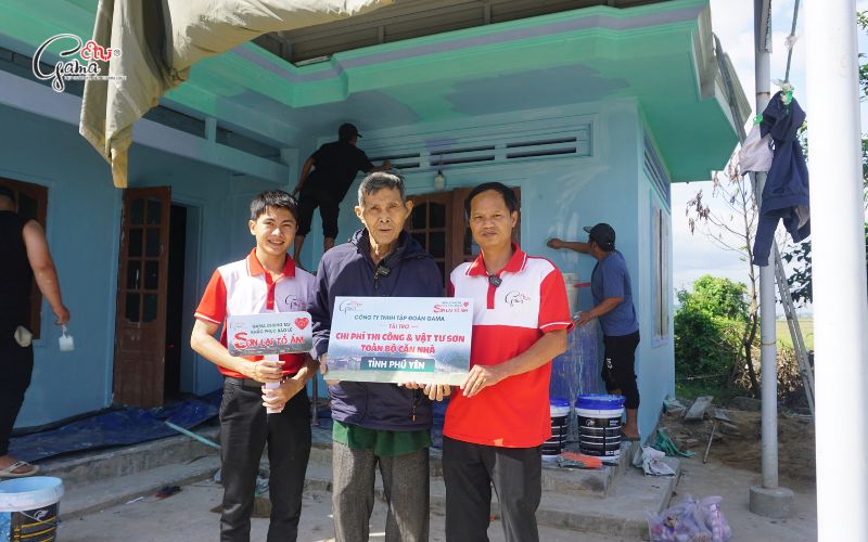 Hộ cụ Trung – Chi phí thi công & vật tư sơn toàn bộ căn nhà