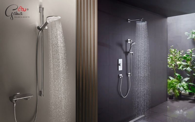 Khoảng cách tiêu chuẩn lắp đặt vòi sen tắm phổ biến hiện nay