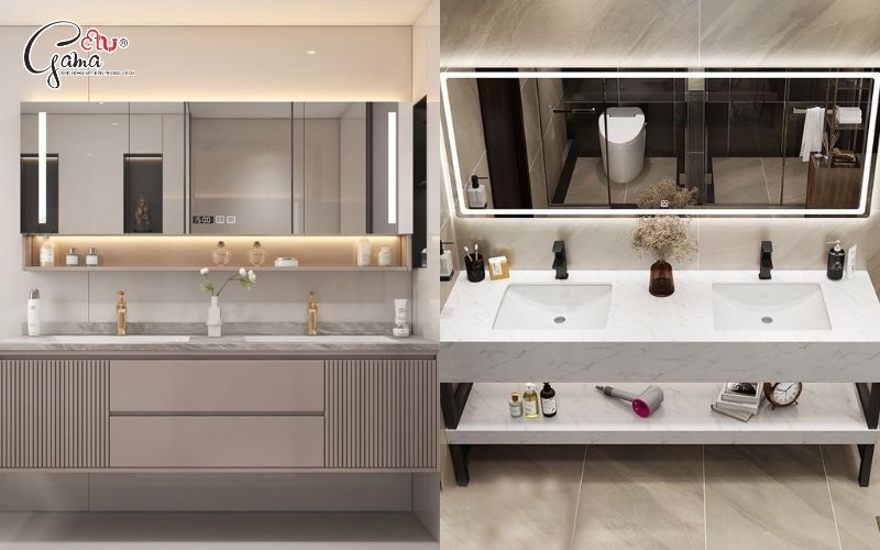 Những sai lầm cần tránh khi lắp đặt lavabo và gương