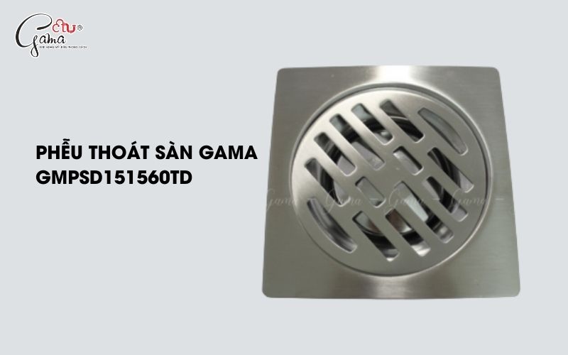 Phễu thoát sàn Gama GMPSD151560TD