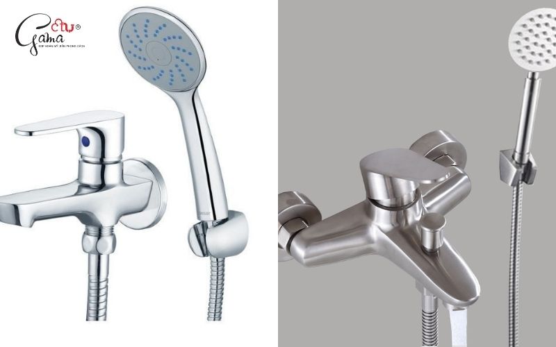 So sánh vòi sen Inox 304 và đồng mạ Crom khác nhau ở điểm nào?