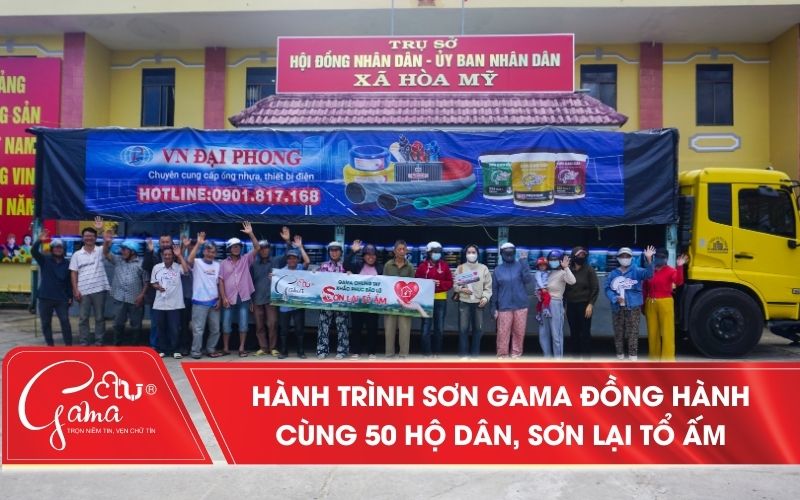 Hành Trình Sơn Gama Đồng Hành Cùng 50 Hộ Dân Sơn Lại Tổ Ấm