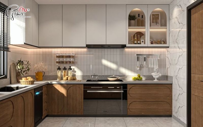 Mẫu thiết kế nhà bếp hiện đại cho chung cư