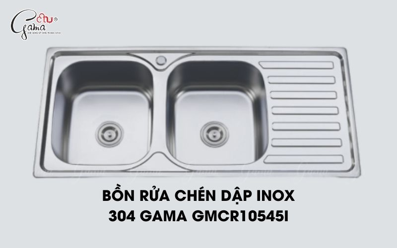 Bồn rửa chén dập inox 304 Gama GMCR10545I