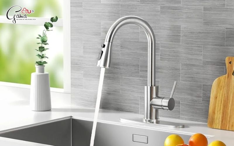 Vòi rửa chén dây rút