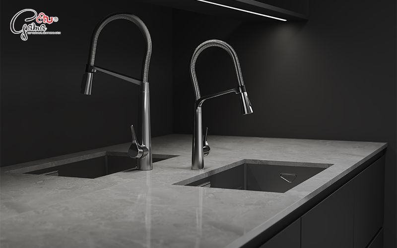 Các vị trí vòi rửa chén nóng lạnh thường bị rò rỉ nước