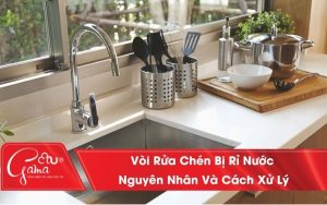 Cách sửa vòi nước rửa chén