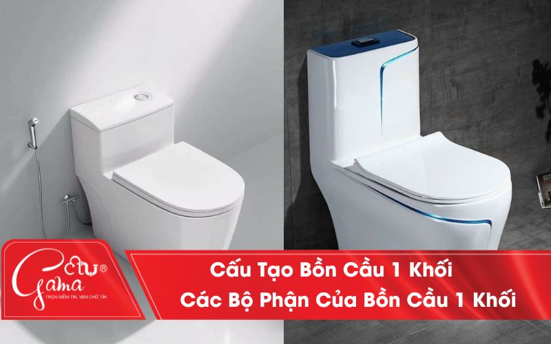cấu tạo bồn cầu 1 khối