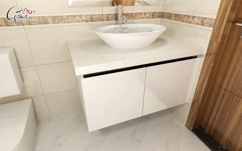 Lavabo đặt nổi trên mặt bàn