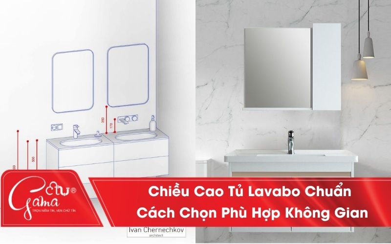 Cách Xác Định Chiều Cao Tủ Lavabo Tiêu Chuẩn Phù Hợp Từng Không Gian