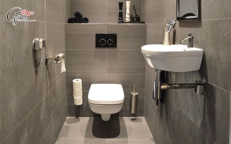 Kích thước bồn cầu gắn tường nhỏ cho không gian hẹp