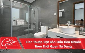 Kích Thước Đặt Bồn Cầu Tiêu Chuẩn Và Theo Thói Quen Sử Dụng