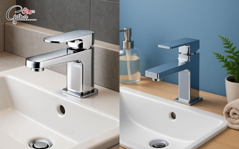 Khoảng cách giữa vòi lavabo và tường