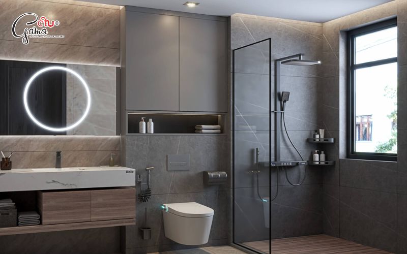 Cấu tạo cơ bản của vòi sen nóng lạnh