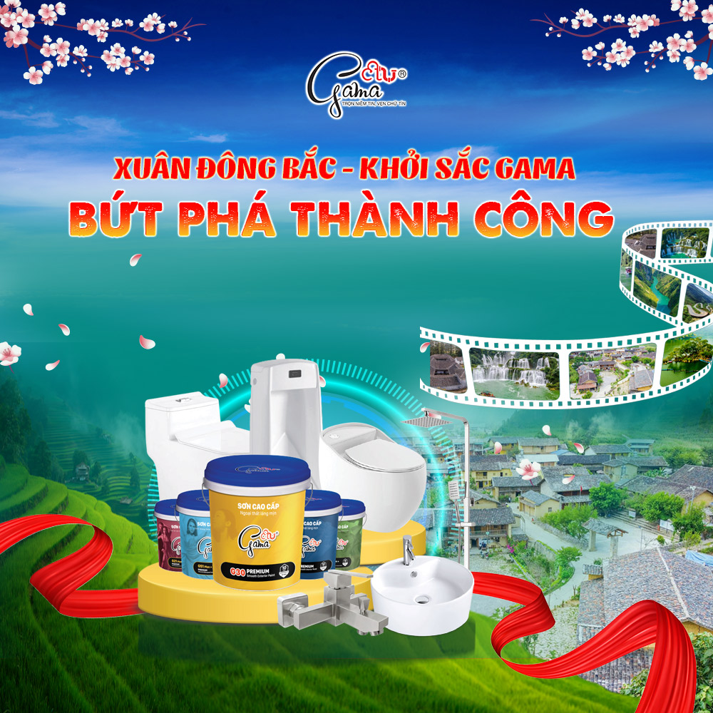 Banner Xuân Đông Bắc - Khởi Sắc GAMA mobile