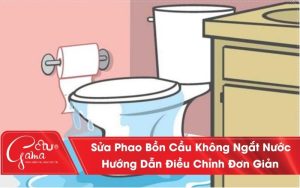 Nguyên Nhân Và Cách Sửa Bồn Cầu Bị Rỉ Nước Nhanh Chóng, Triệt Để