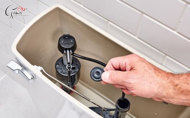 Phao nước điều chỉnh sai mực hoặc bị kẹt