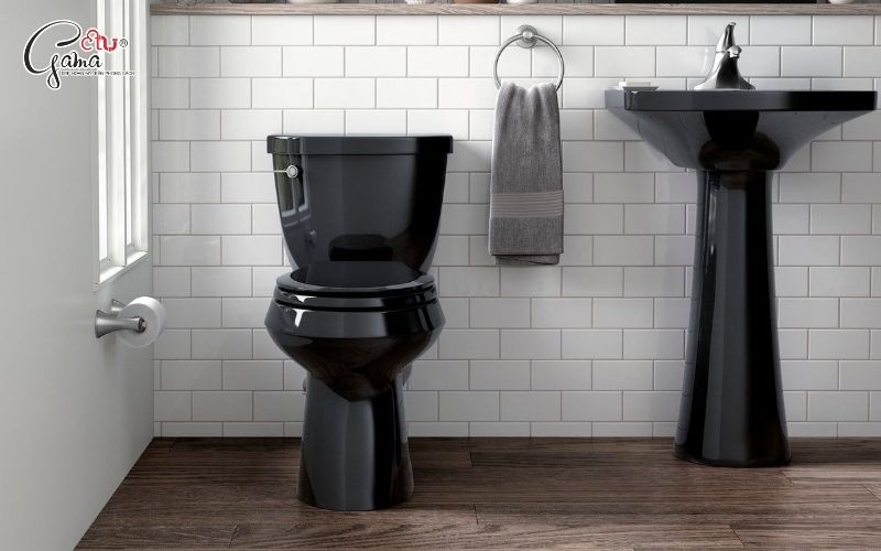 Bồn cầu 2 khối thiết kế truyền thống tiện dụng