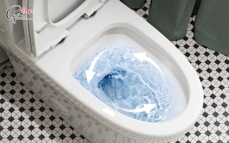 Dấu hiệu nhận biết bồn cầu xả nước không xoáy