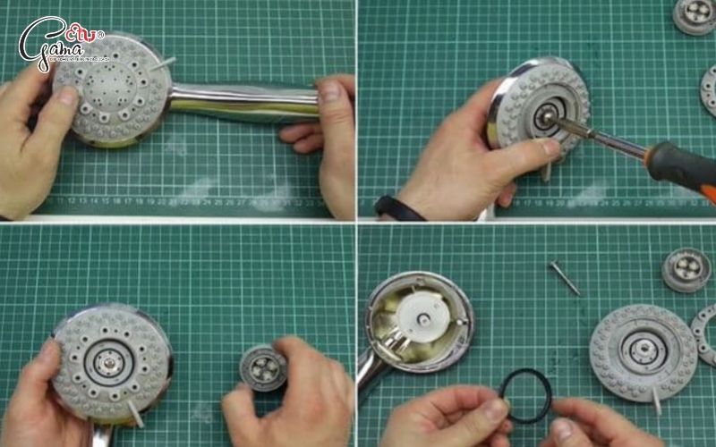 Cách tháo bát sen tắm tại nhà đúng kỹ thuật