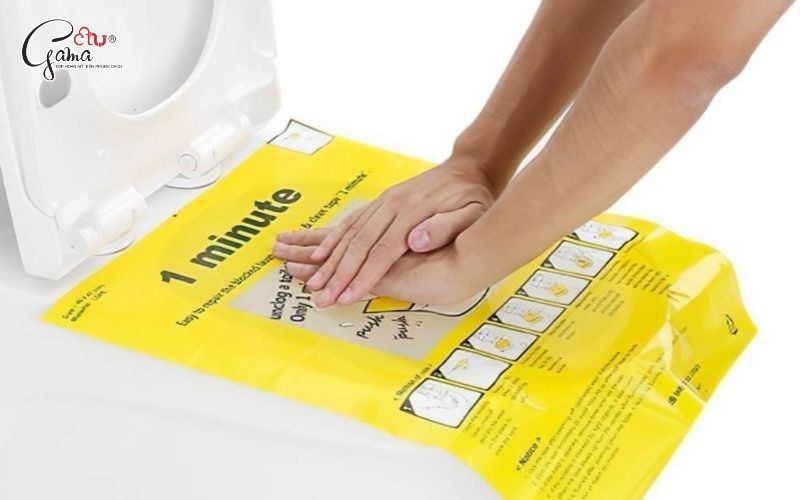 Dụng cụ thông bồn cầu: Miếng dán thông bồn cầu