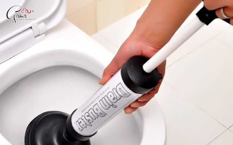Cây bơm thông tắc bồn cầu