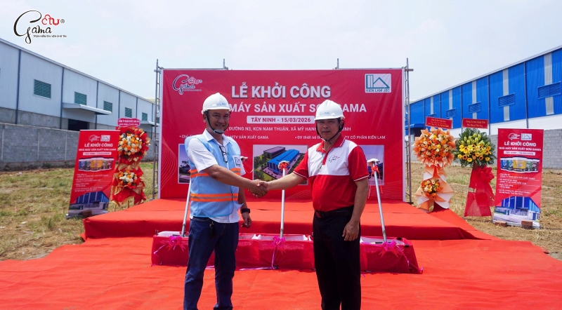 Nghi thức khởi công xây dựng nhà máy sơn GAMA tại Tây Ninh