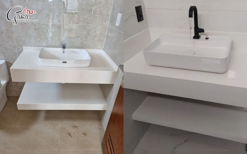 Kích Thước Bàn Đá Lavabo, Chậu Rửa Mặt Tiêu Chuẩn Đầy Đủ Các Loại