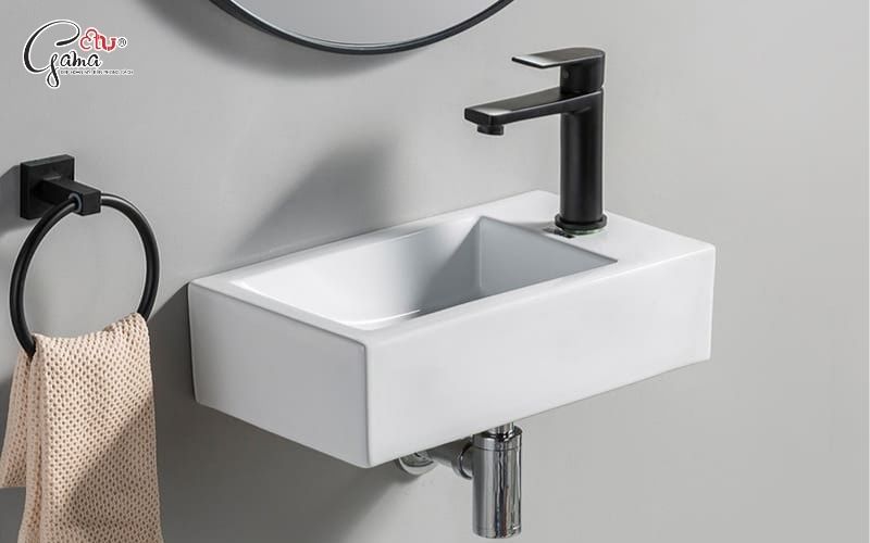 Mẫu lavabo treo tường đẹp tối ưu diện tích nhà vệ sinh