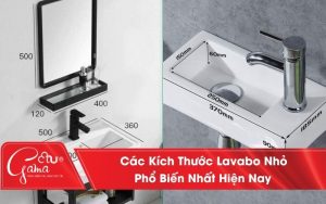 Tổng Hợp Các Kích Thước Lavabo Nhỏ Nhất, Phổ Biến Nhất Hiện Nay