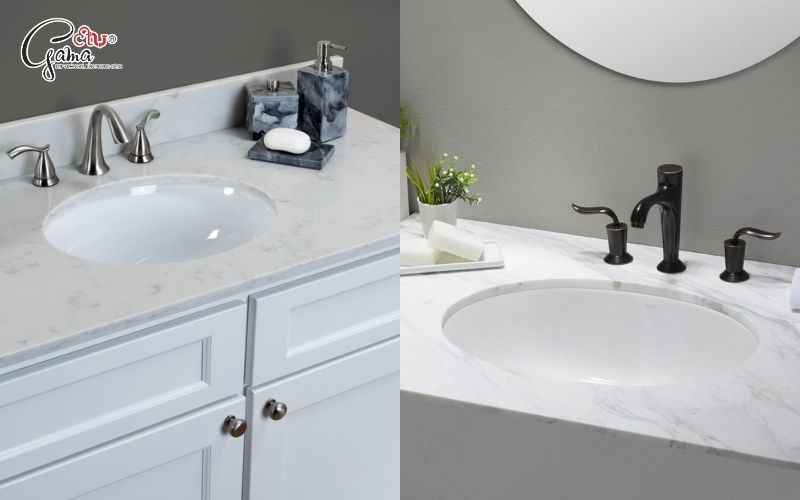 Lavabo oval cho phòng tắm sang trọng