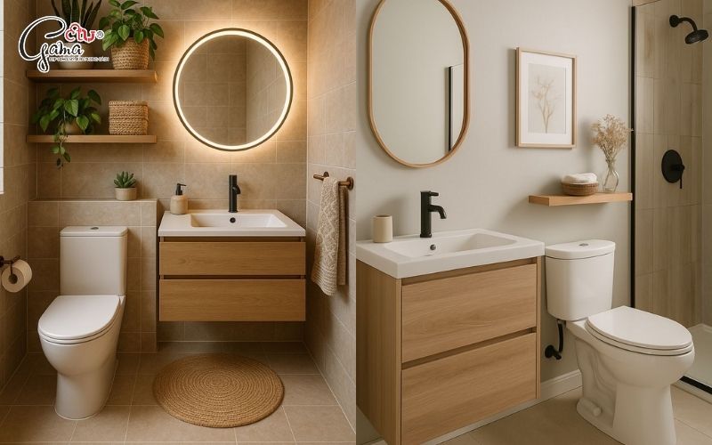 Lavabo chữ nhật lắp âm bàn sang trọng