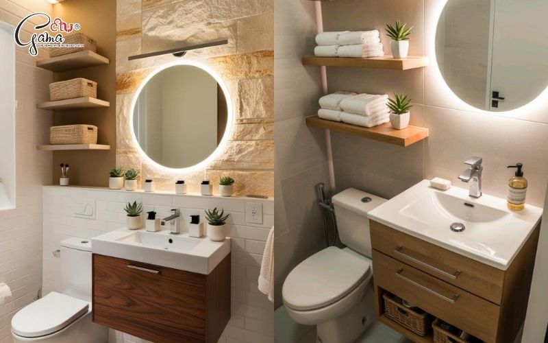 Chậu rửa âm bàn cho phòng tắm nhỏ