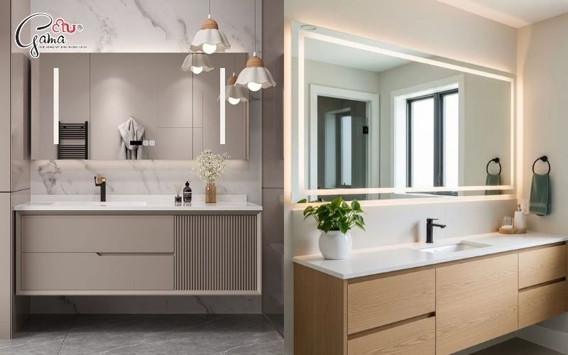 Lavabo âm bàn cao cấp phòng tắm sang trọng