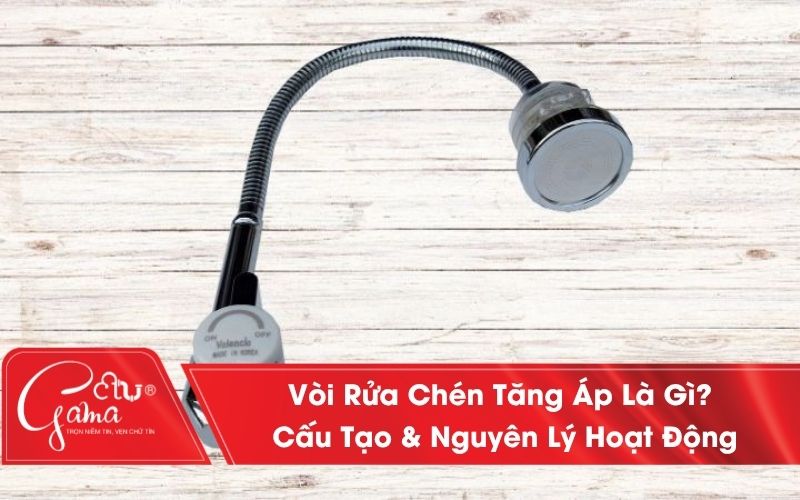  Vòi rửa chén tăng áp