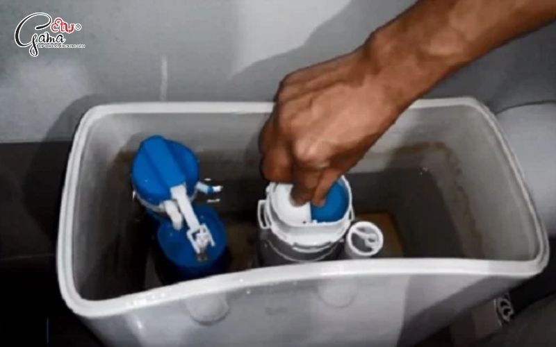 Van xả nước bị hư hỏng