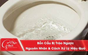 Bồn Cầu Bị Trào Ngược: Nguyên Nhân & Cách Xử Lý Hiệu Quả Tại Nhà