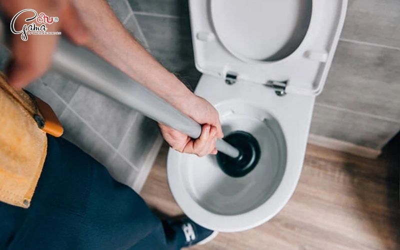 Trường hợp 2: Tắc đường ống dẫn nước