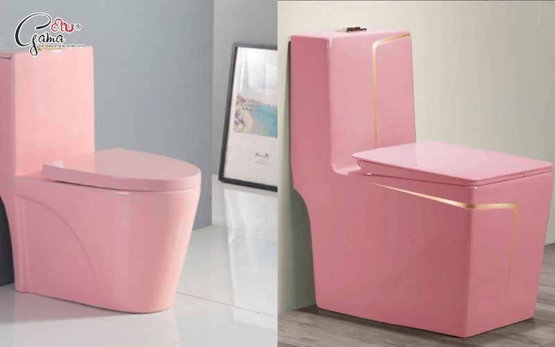 Thiết kế bồn cầu liền khối sang trọng