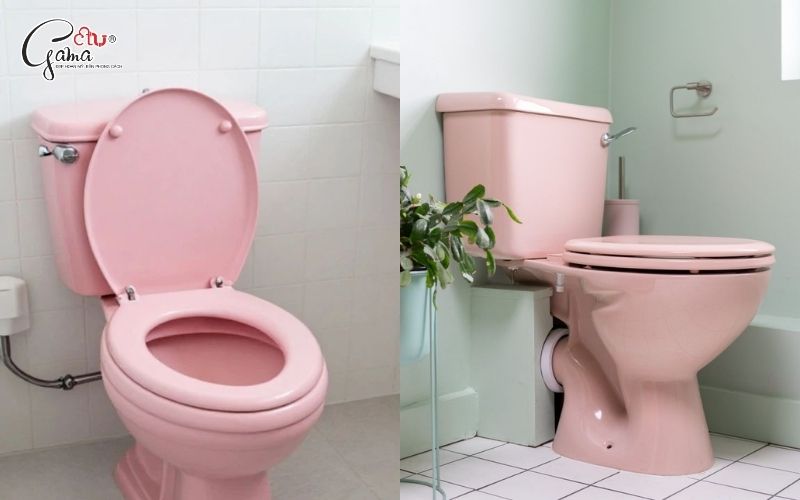 Bồn cầu 2 khối thiết kế tách rời tiện lợi
