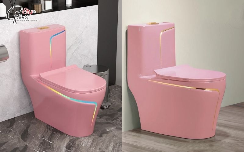 Bồn cầu liền khối giảm bám bẩn hiệu quả
