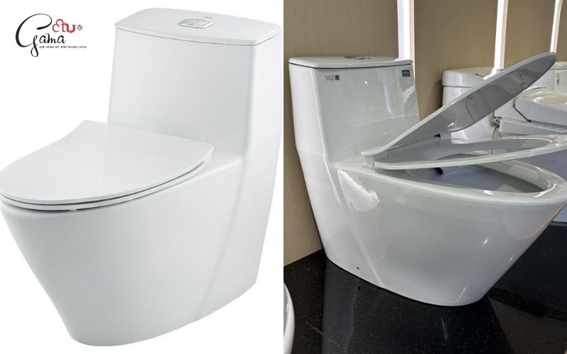 Bồn cầu INAX nhỏ gọn men chống bám bẩn cao cấp