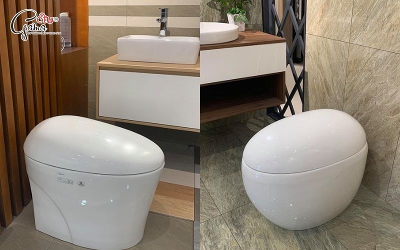 Bồn cầu Viglacera kích thước nhỏ tối ưu không gian