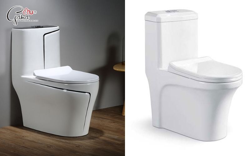 Mẫu bồn cầu GDKES tiết kiệm diện tích phòng tắm